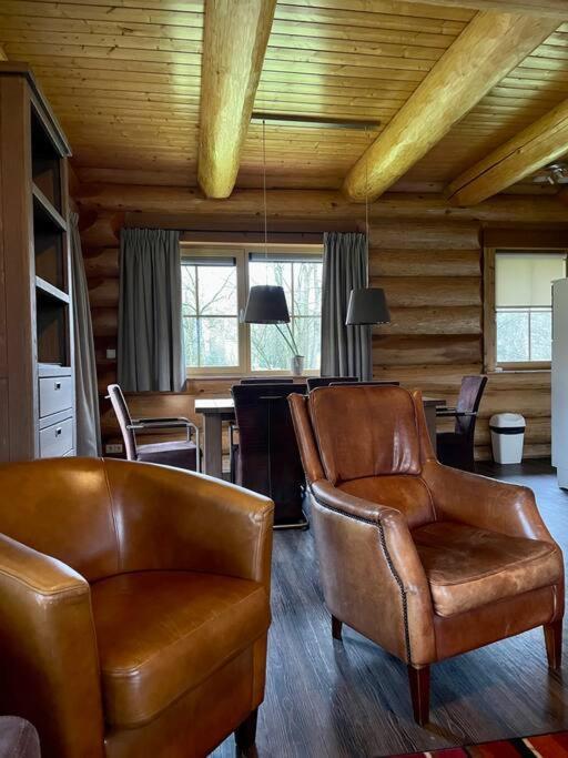 Unieke Houten Villa Met Sauna In Twente - 6P Den Ham Ngoại thất bức ảnh