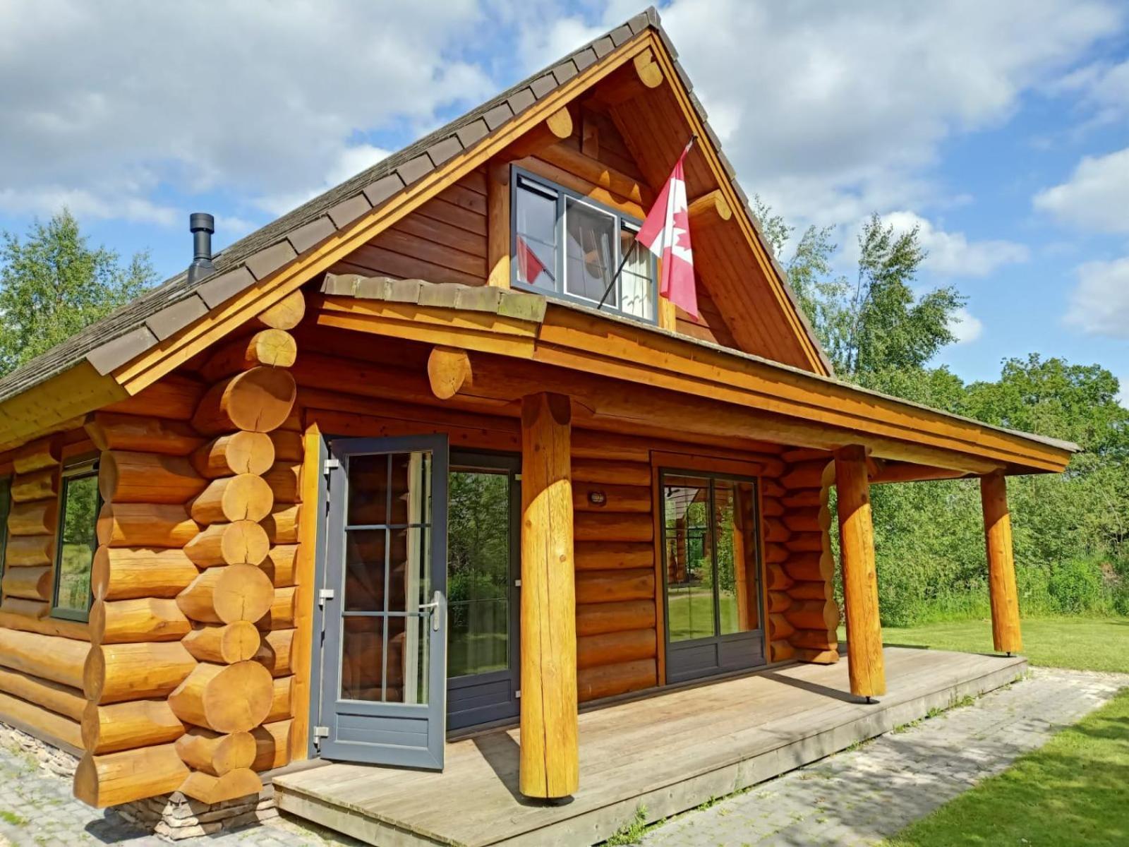 Unieke Houten Villa Met Sauna In Twente - 6P Den Ham Ngoại thất bức ảnh