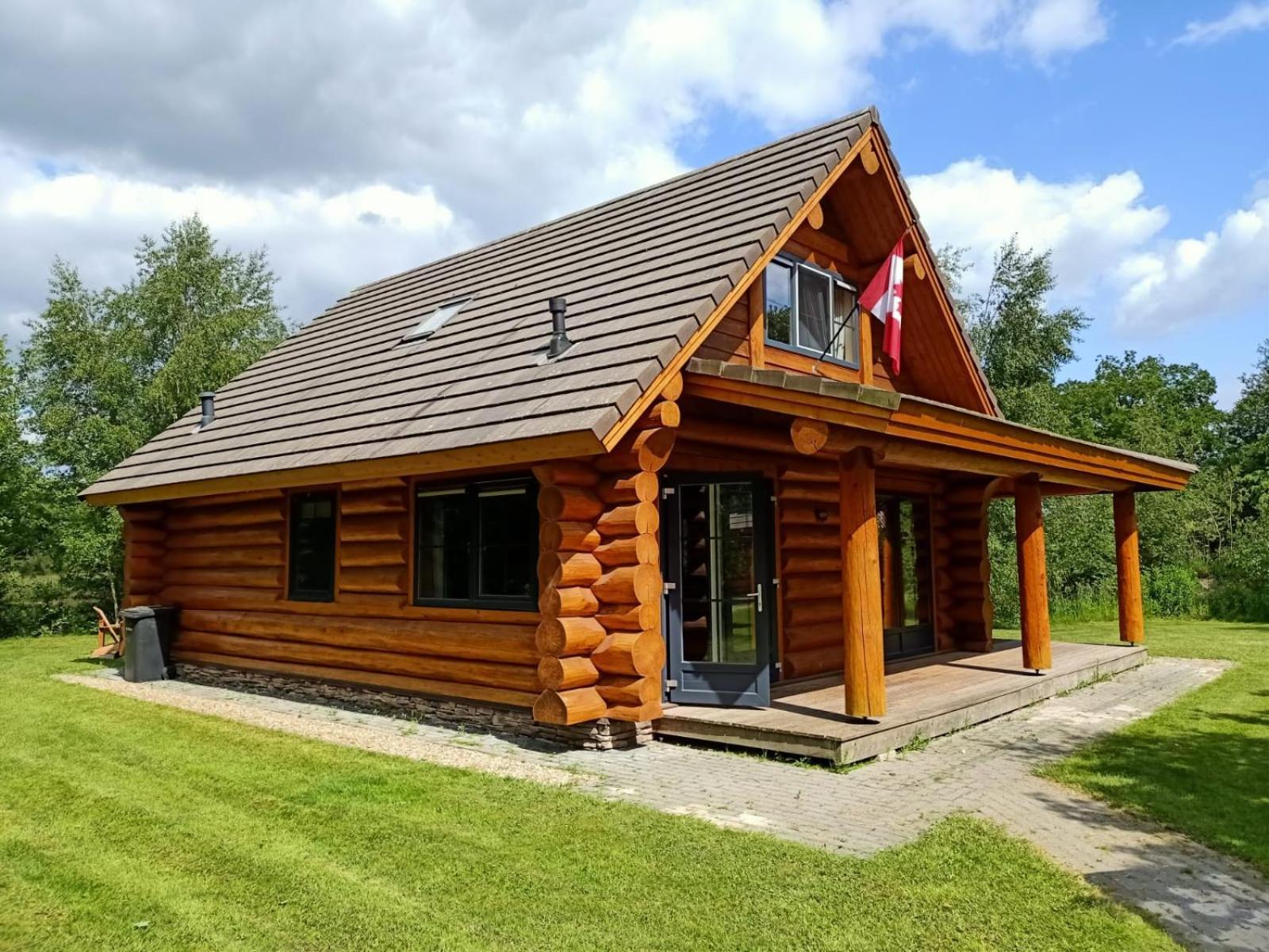 Unieke Houten Villa Met Sauna In Twente - 6P Den Ham Ngoại thất bức ảnh